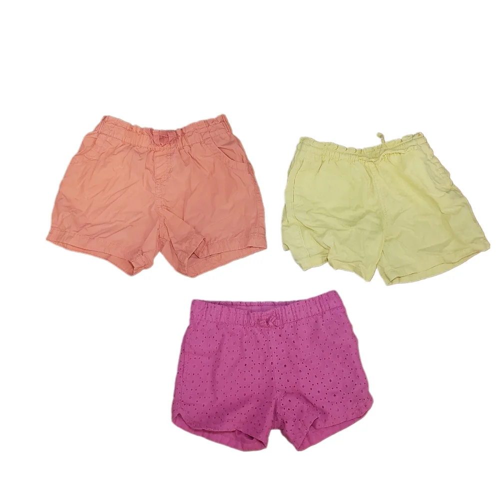 Old Navy and Cat & Jack Girls Size 5 Shorts - Pink, Yellow and Coral